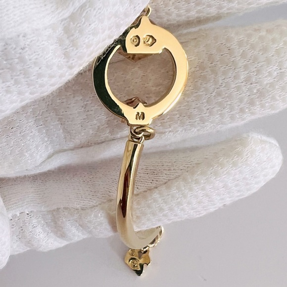 Vintage Swarovski Geometric Bangle Bracelet - Picture 6 of 9